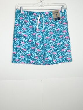 Chubbies Kids The Domingos are For Flamingos Swim Trunk Size XL